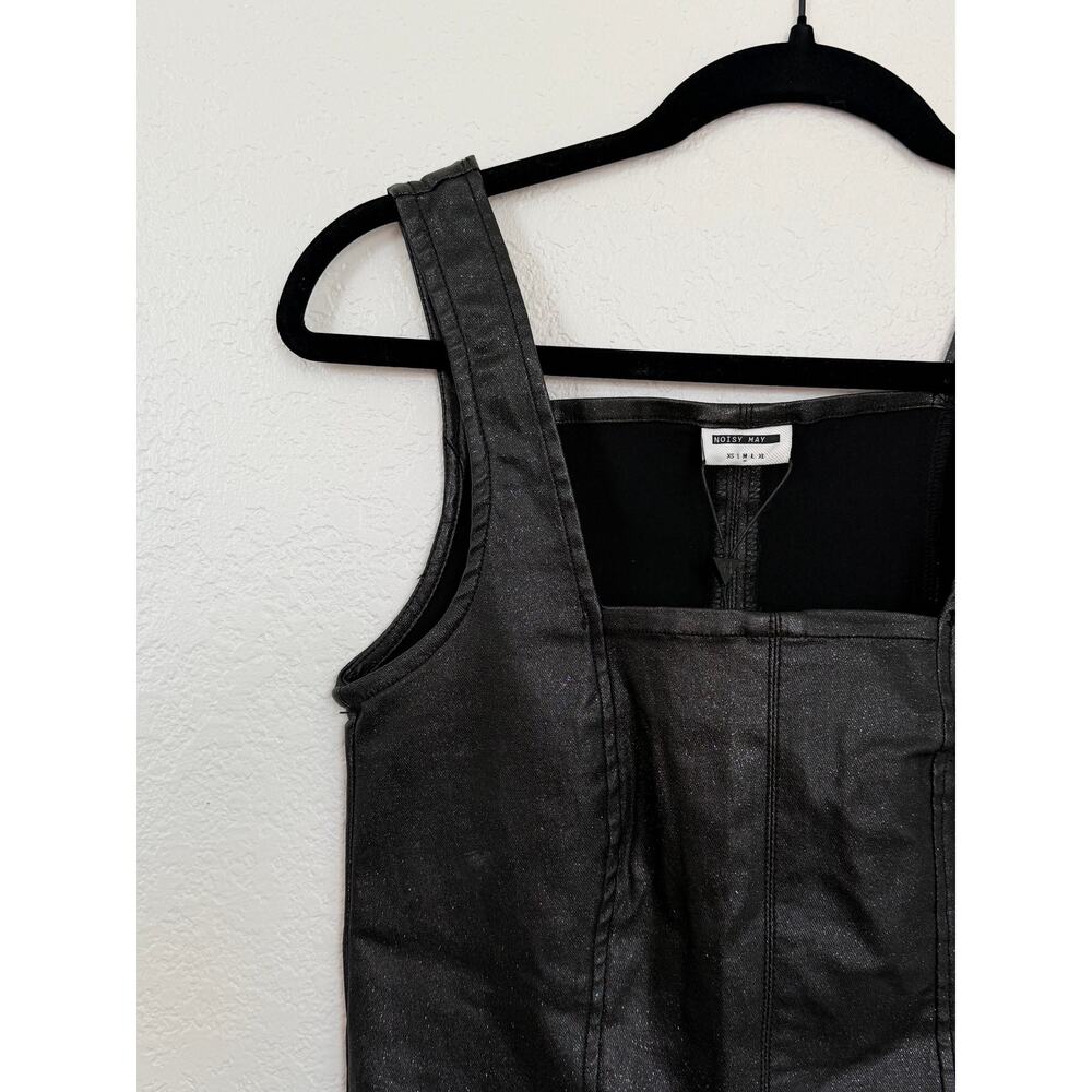 Noisy May Denim Glitter Tank Top – NWT – Size Medium - Picture 3 of 4